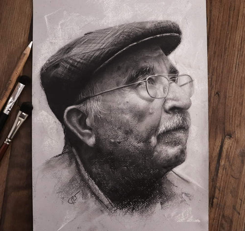 Graphite portrait by Karim