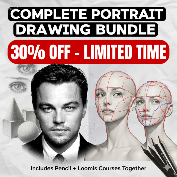 Complete Portrait Drawing Bundle – Get 30% Off