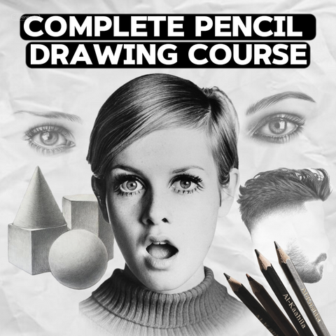 Complete Pencil Drawing Course for Beginners to Advanced