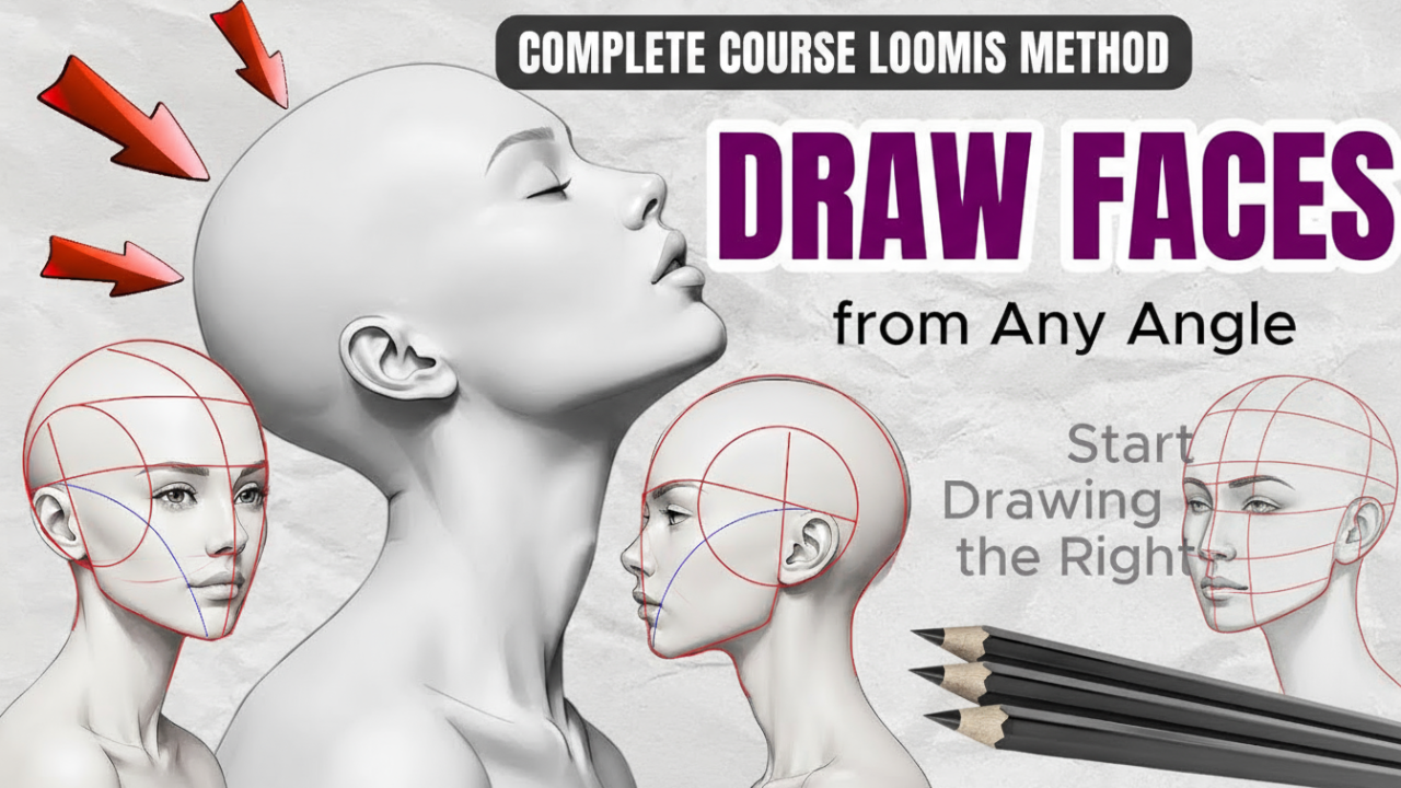 Course Drawing Simple One Pencil Drawing Academy – Loomis Method & Realistic Drawing Courses